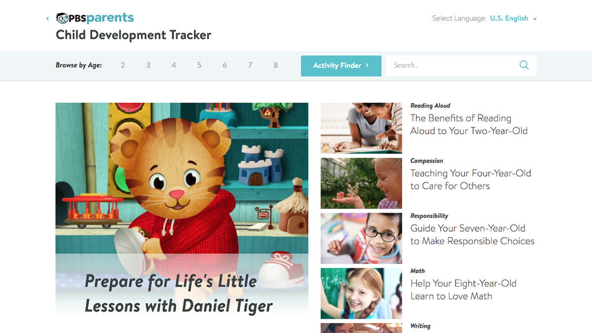 PBS Kids Development Tracker